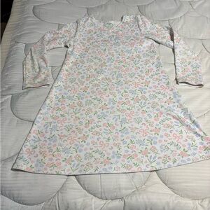 Grace and James Kids Bow and Floral Long Sleeve Dress